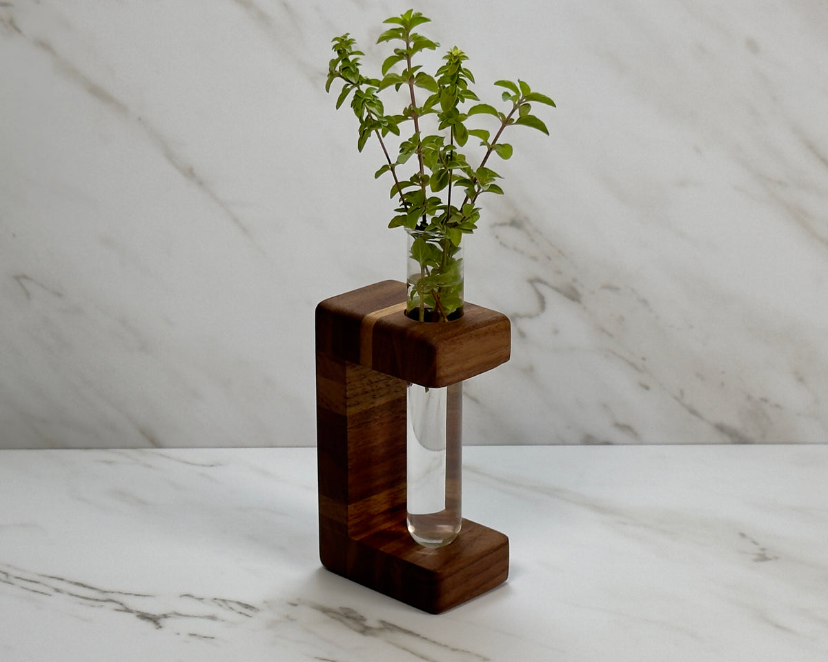 Upcycled Walnut Propagation Stand