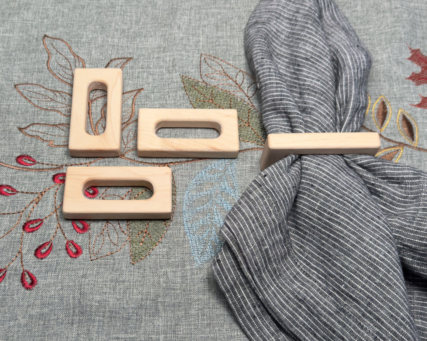 Hardwood Napkin Rings (Set of 4)